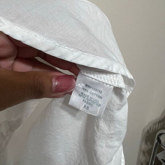 Xirena White Button Down Shirt XS Women Long Sleeve - Picture 5 of 9